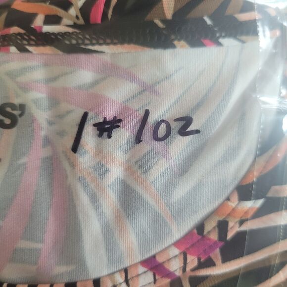 3 Land's End Floral Rash Guard Shirts Women's XL Short Sleeve Tropical Beach - Picture 15 of 15